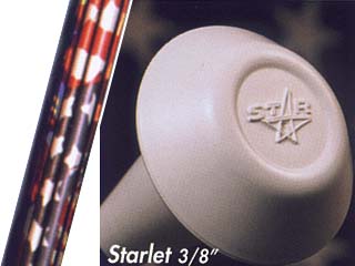 Starlet Millennium Stars & Stripes Baton 3/8 inch - 9 mm