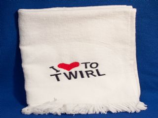 Serviette 'I Love to Twirl'